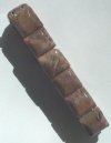 Rhodinite Puffed Tile Bracelet